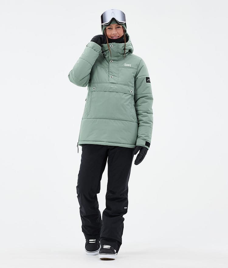 Dope Puffer W Snowboardjacke Damen Faded Green Renewed, Bild 2 von 8