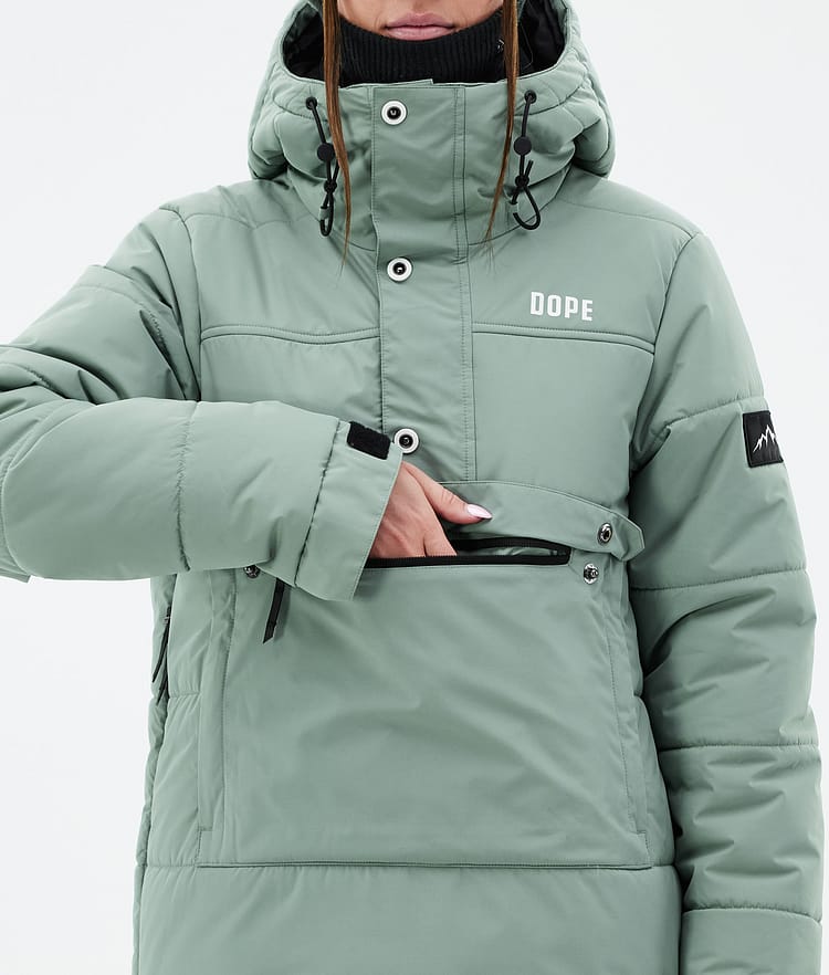 Dope Puffer W Snowboardjacke Damen Faded Green Renewed, Bild 8 von 8