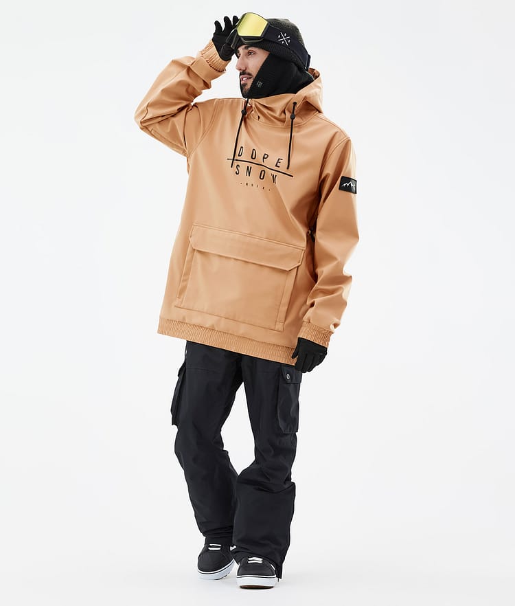 Dope Wylie Snowboardjacke Herren DS Khaki Yellow, Image 3 of 9