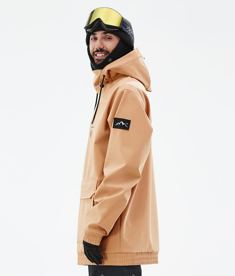Dope Wylie Snowboardjacke Herren DS Khaki Yellow, Image 6 of 9