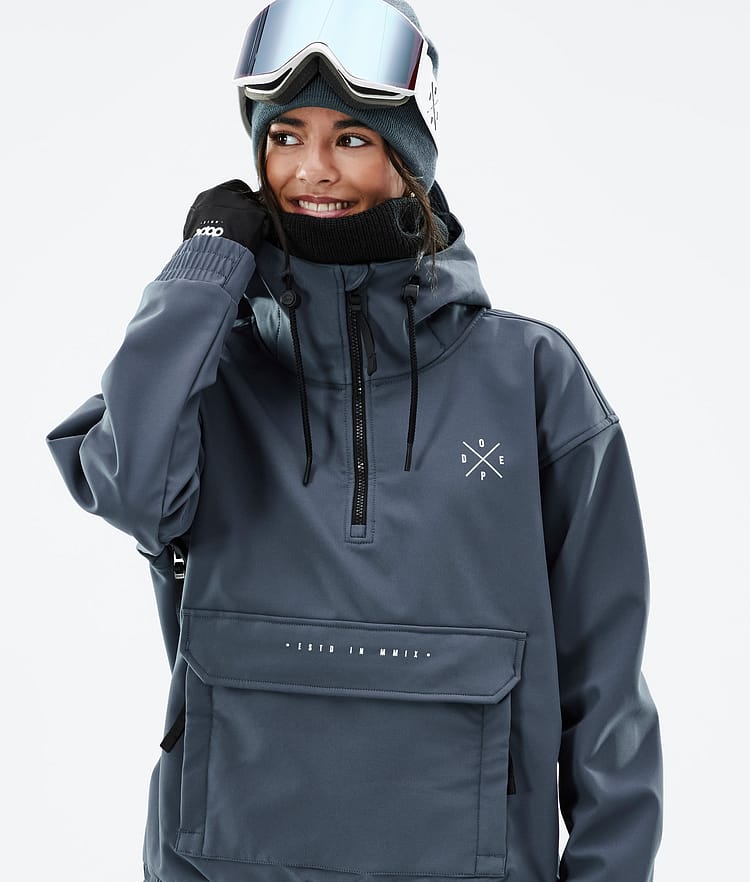 Dope Cyclone W 2022 Snowboardjacke Damen Metal Blue