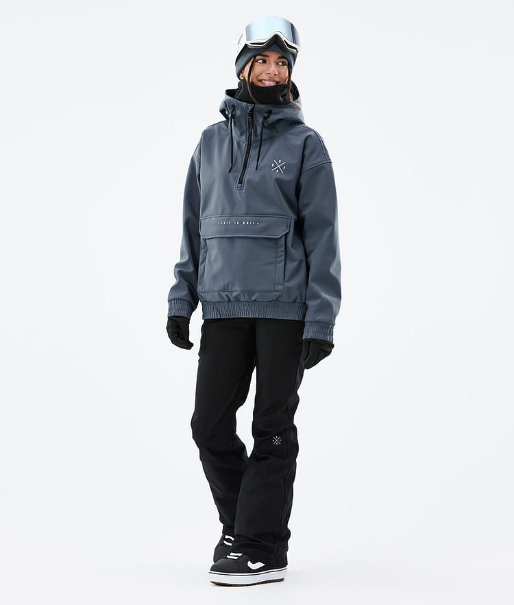 Dope Cyclone W 2022 Snowboardjacke Damen Metal Blue