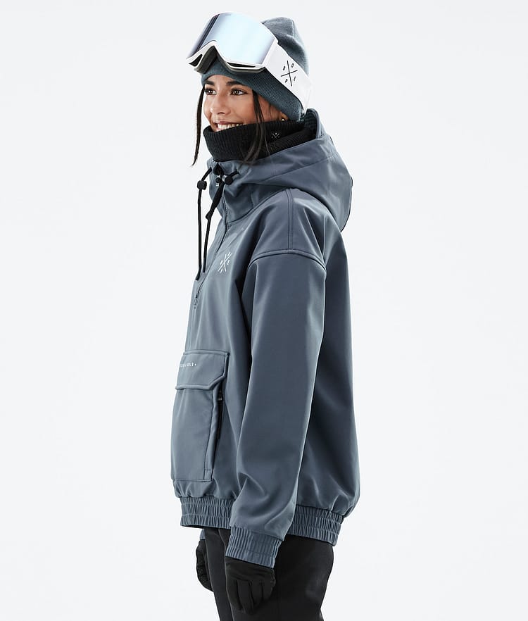 Dope Cyclone W 2022 Snowboardjacke Damen Metal Blue