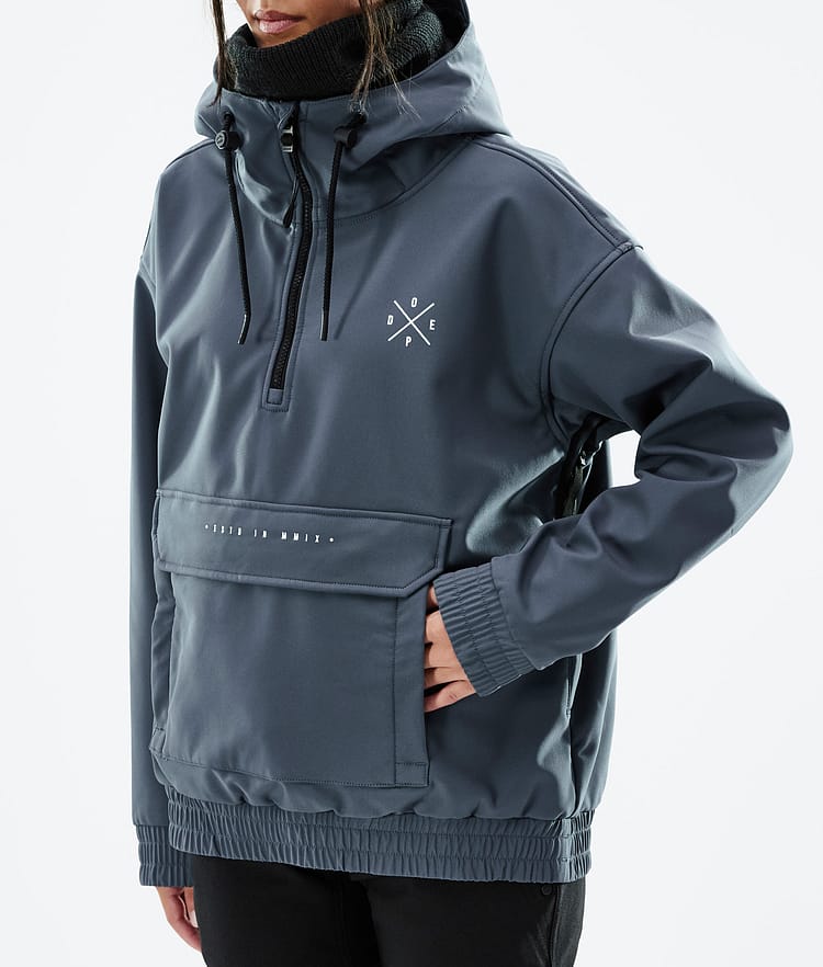 Dope Cyclone W 2022 Snowboardjacke Damen Metal Blue