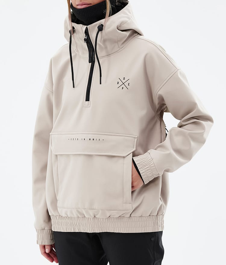 Dope Cyclone W 2022 Snowboardjacke Damen Sand