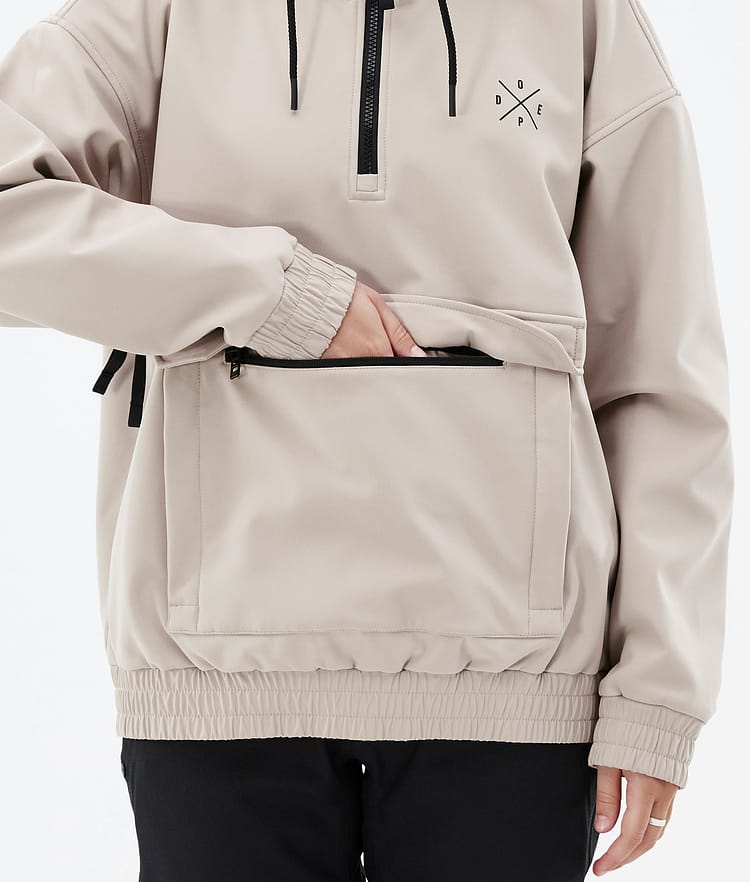 Dope Cyclone W 2022 Snowboardjacke Damen Sand