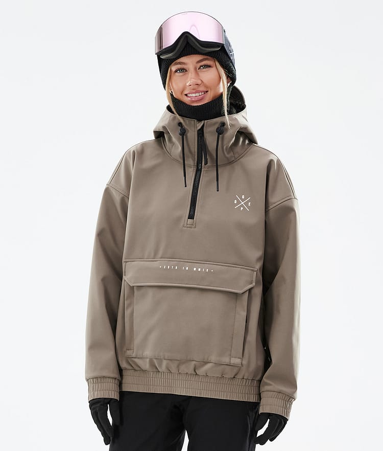 Dope Cyclone W 2022 Snowboardjacke Damen Walnut