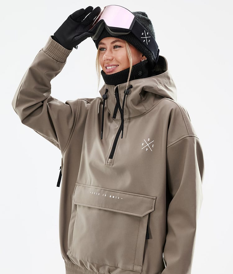 Dope Cyclone W 2022 Snowboardjacke Damen Walnut