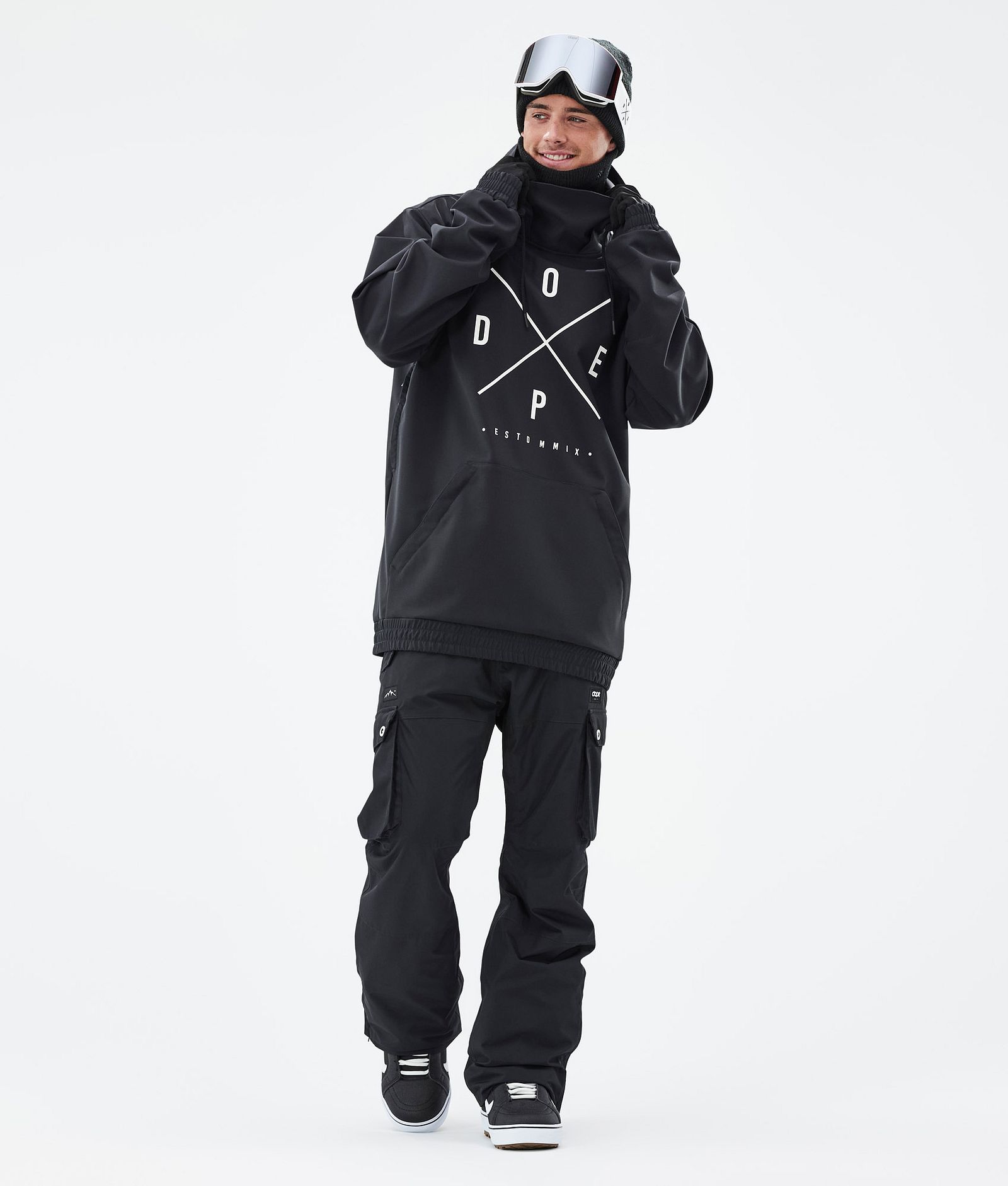 Dope Yeti Snowboardjacke Herren 2X-Up Black Renewed