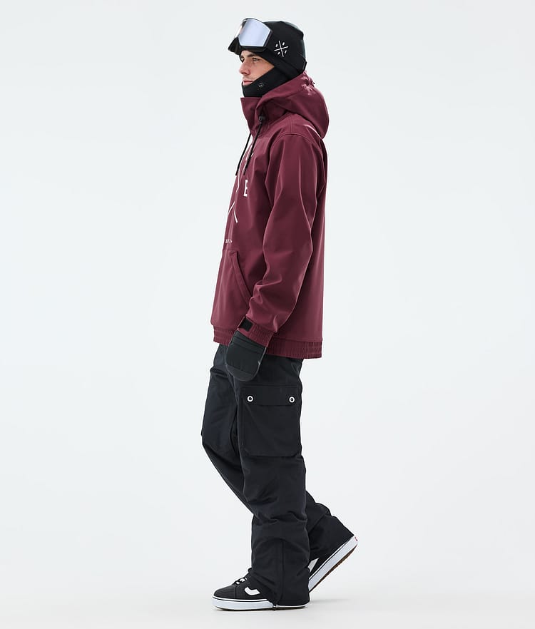 Dope Yeti Snowboardjacke Herren 2X-Up Burgundy Renewed, Bild 3 von 7