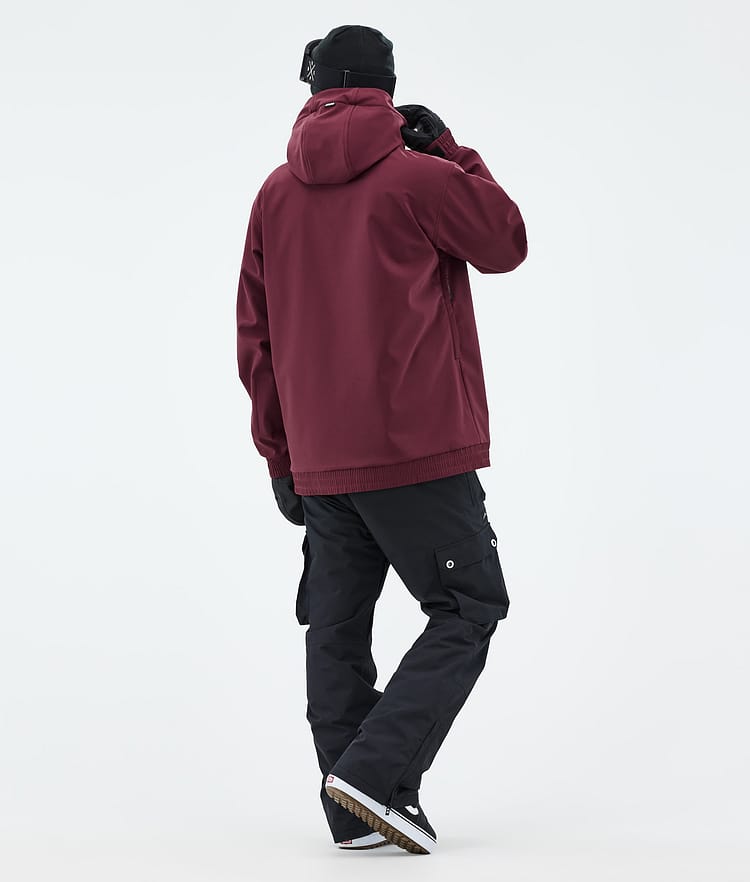 Dope Yeti Snowboardjacke Herren 2X-Up Burgundy Renewed, Bild 4 von 7