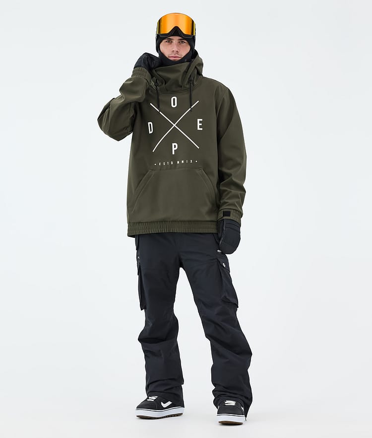 Dope Yeti Snowboardjacke Herren 2X-Up Olive Green Renewed, Bild 2 von 7