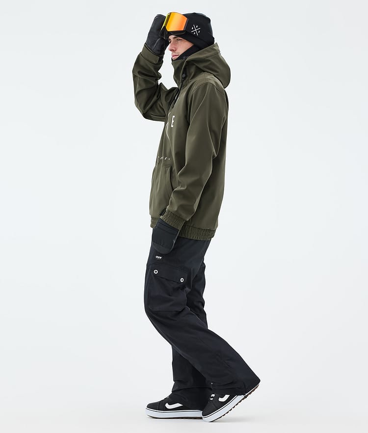 Dope Yeti Snowboardjacke Herren 2X-Up Olive Green Renewed, Bild 3 von 7