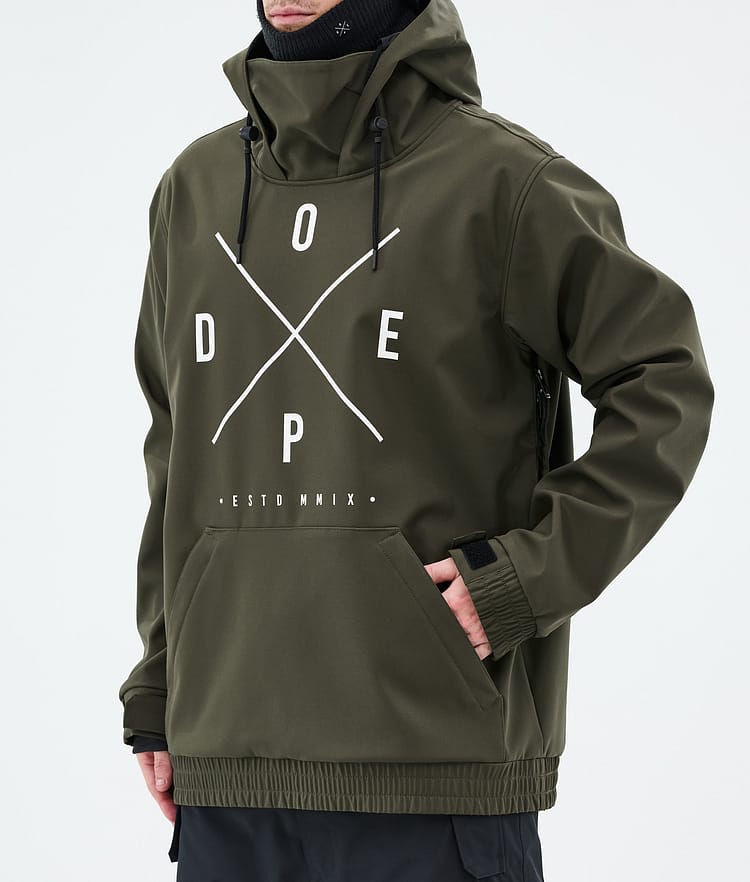 Dope Yeti Snowboardjacke Herren 2X-Up Olive Green Renewed, Bild 7 von 7