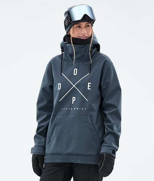 Dope Yeti W Snowboardjacke Damen 2X-Up Metal Blue