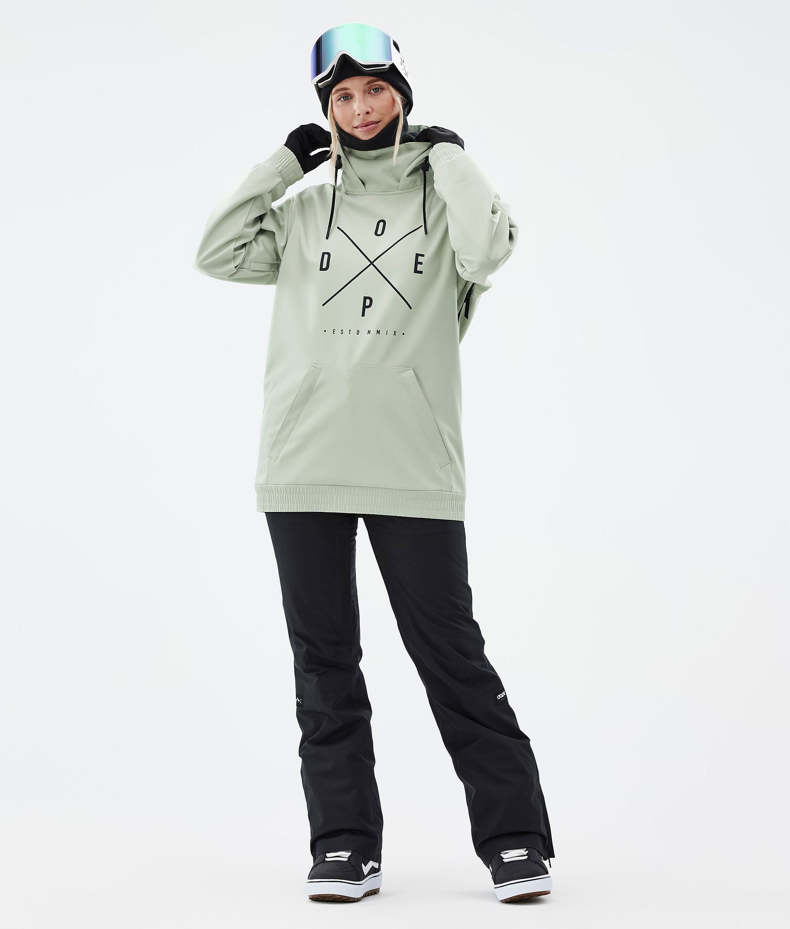 Dope Yeti W Snowboardjacke Damen 2X-Up Soft Green Renewed