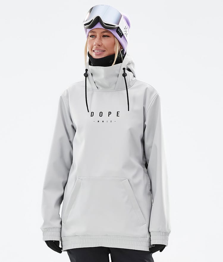 Dope Yeti W 2022 Snowboardjacke Damen Peak Light Grey, Bild 2 von 8