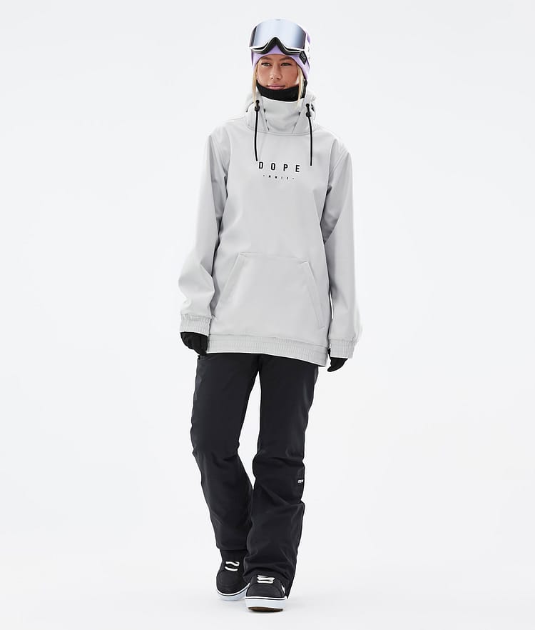 Dope Yeti W 2022 Snowboardjacke Damen Peak Light Grey, Bild 6 von 8