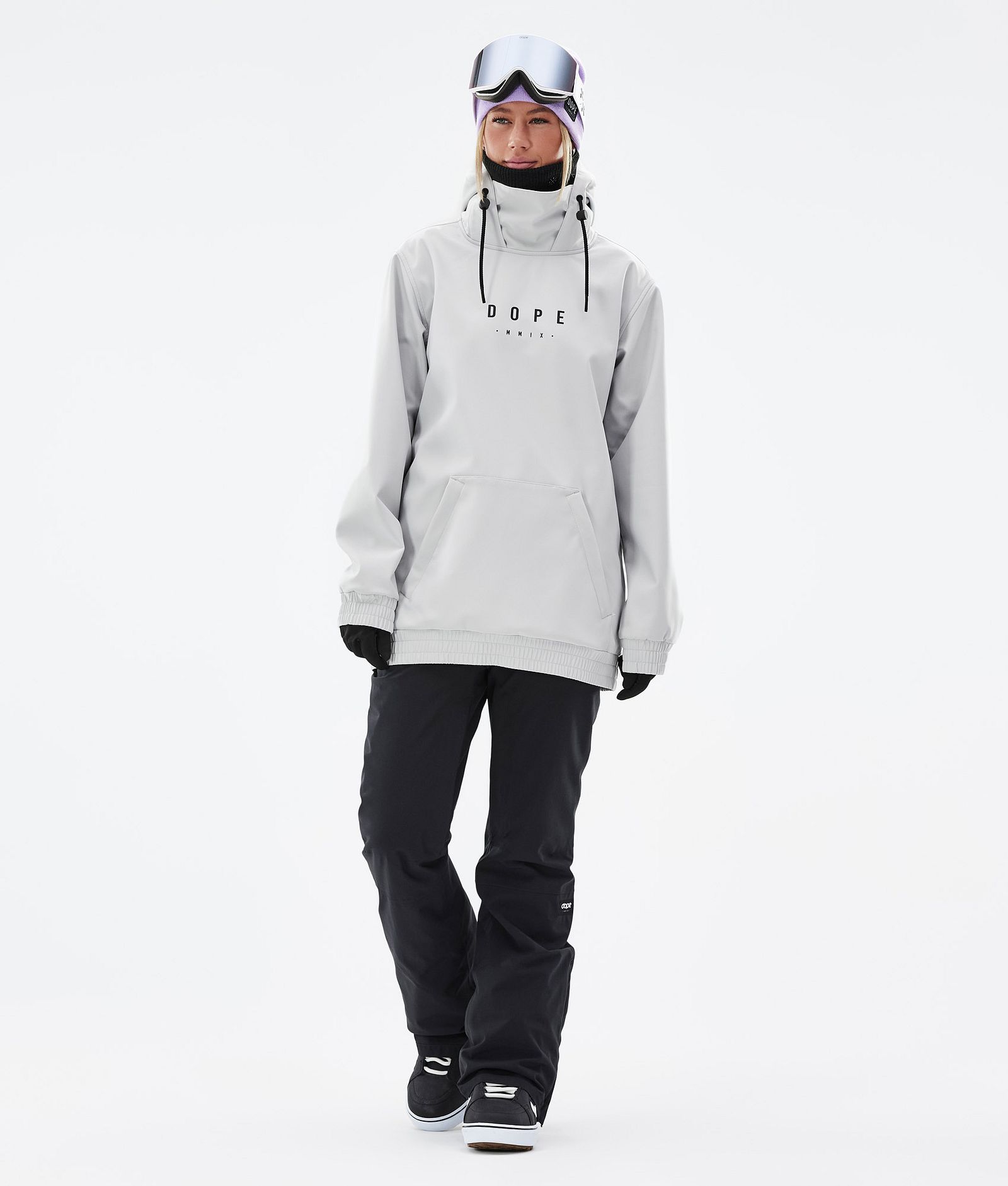 Dope Yeti W 2022 Snowboardjacke Damen Peak Light Grey