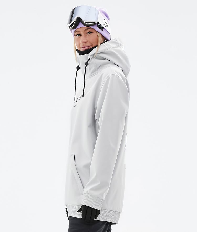 Dope Yeti W 2022 Snowboardjacke Damen Peak Light Grey, Bild 7 von 8