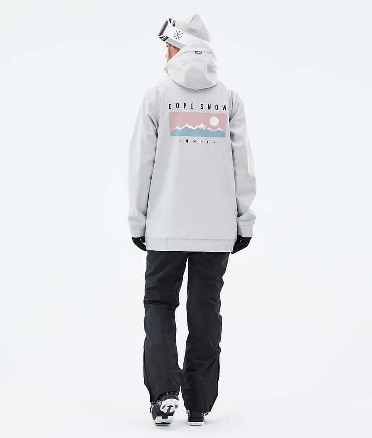 Dope Yeti W 22 Skijacke Damen Range Light Grey, Bild 4 von 8