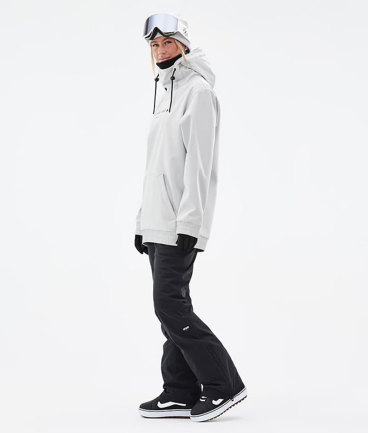Dope Yeti W 22 Snowboardjacke Damen Range Light Grey, Bild 5 von 8