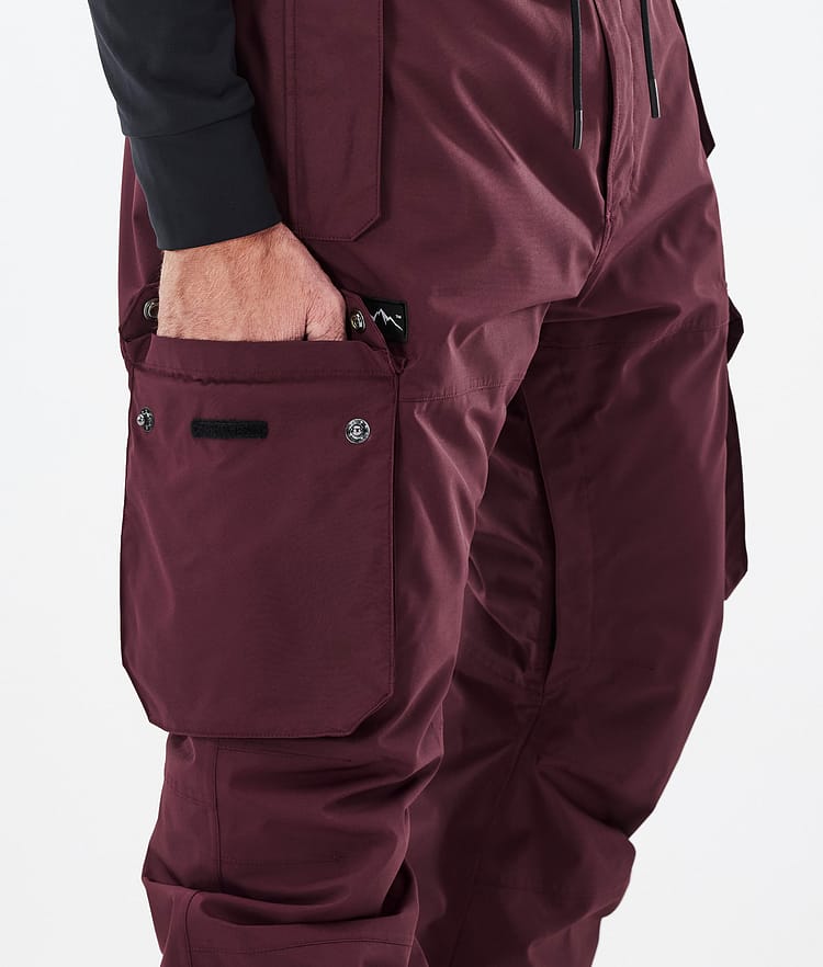 Dope Iconic Snowboardhose Herren Don Burgundy