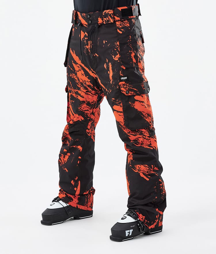 Dope Iconic Skihose Herren Paint Orange