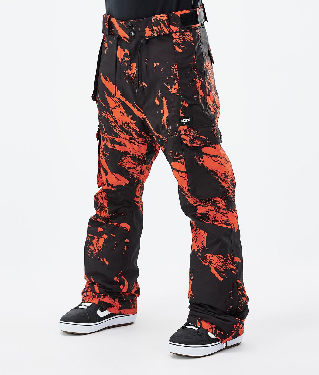 Dope Iconic Snowboardhose Herren Paint Orange Orange Ridestore.de