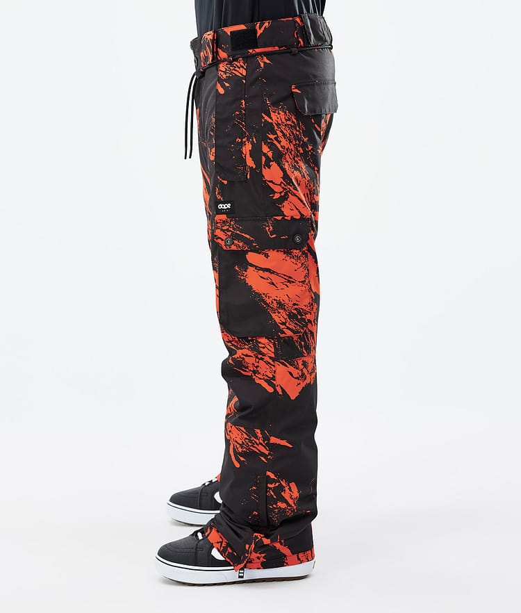 Dope Iconic Snowboardhose Herren Paint Orange