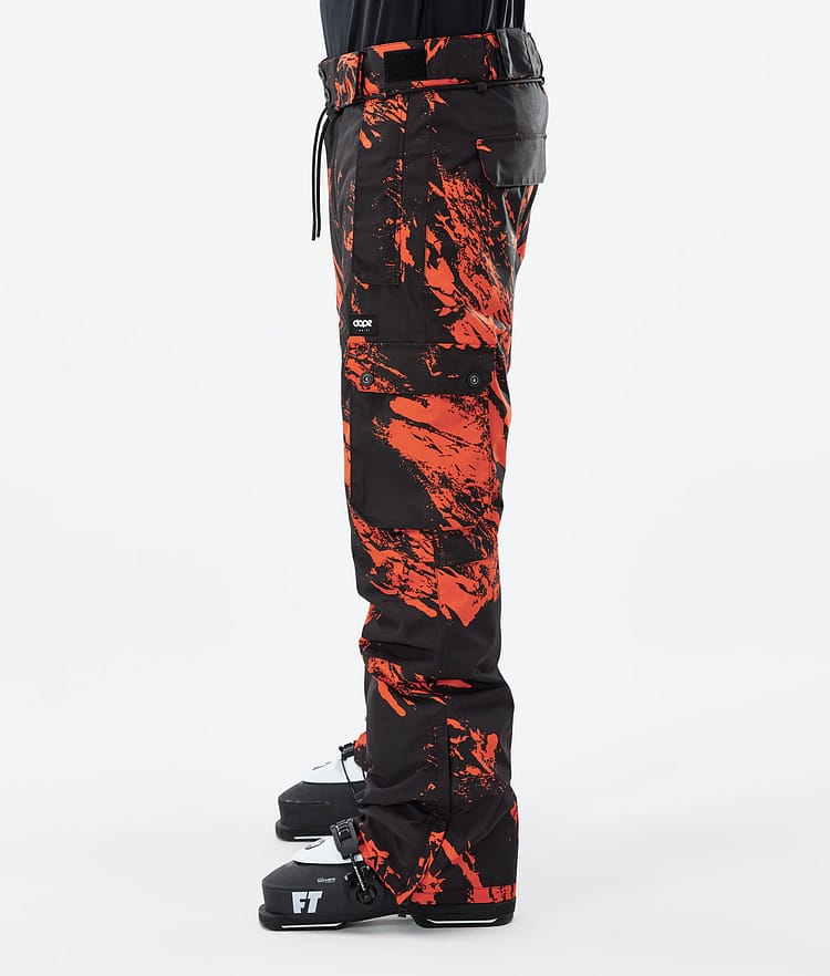 Dope Iconic Skihose Herren Paint Orange