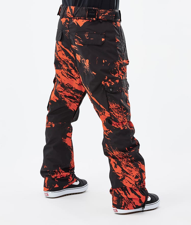 Dope Iconic Snowboardhose Herren Paint Orange