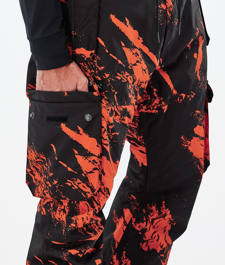 Dope Iconic Skihose Herren Paint Orange