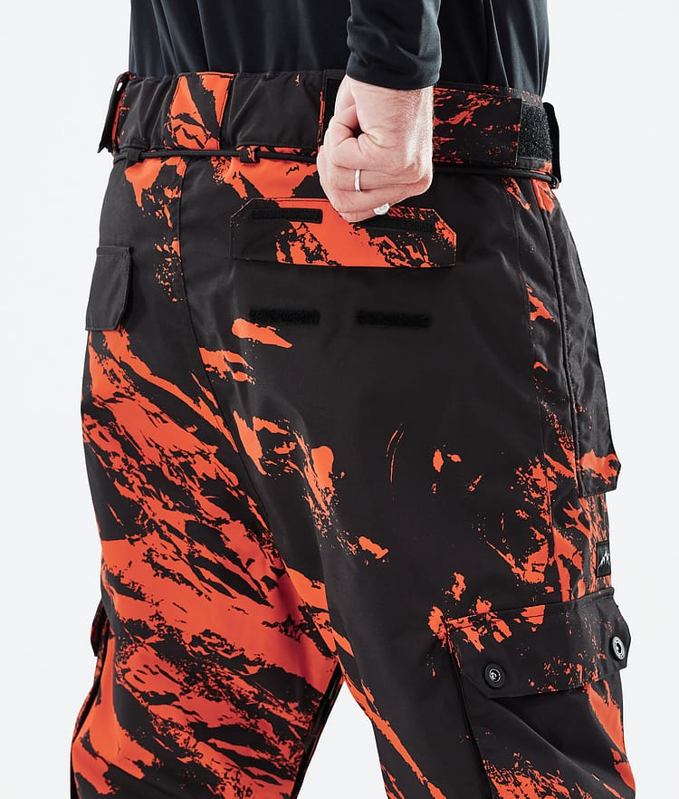 Dope Iconic Skihose Herren Paint Orange