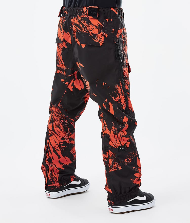 Dope Antek 2022 Snowboardhose Herren Paint Orange