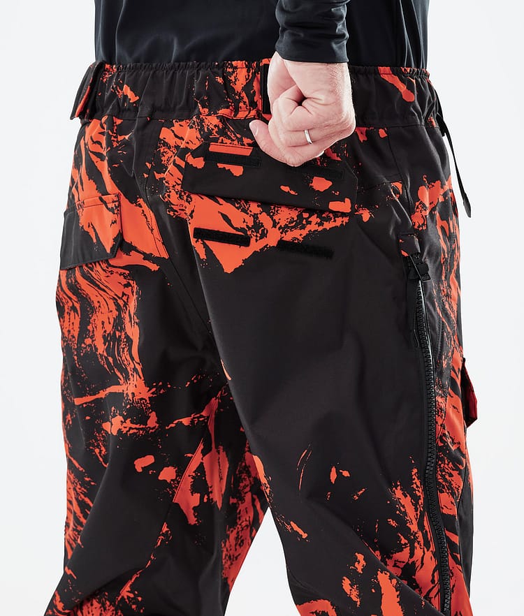 Dope Antek 2022 Snowboardhose Herren Paint Orange