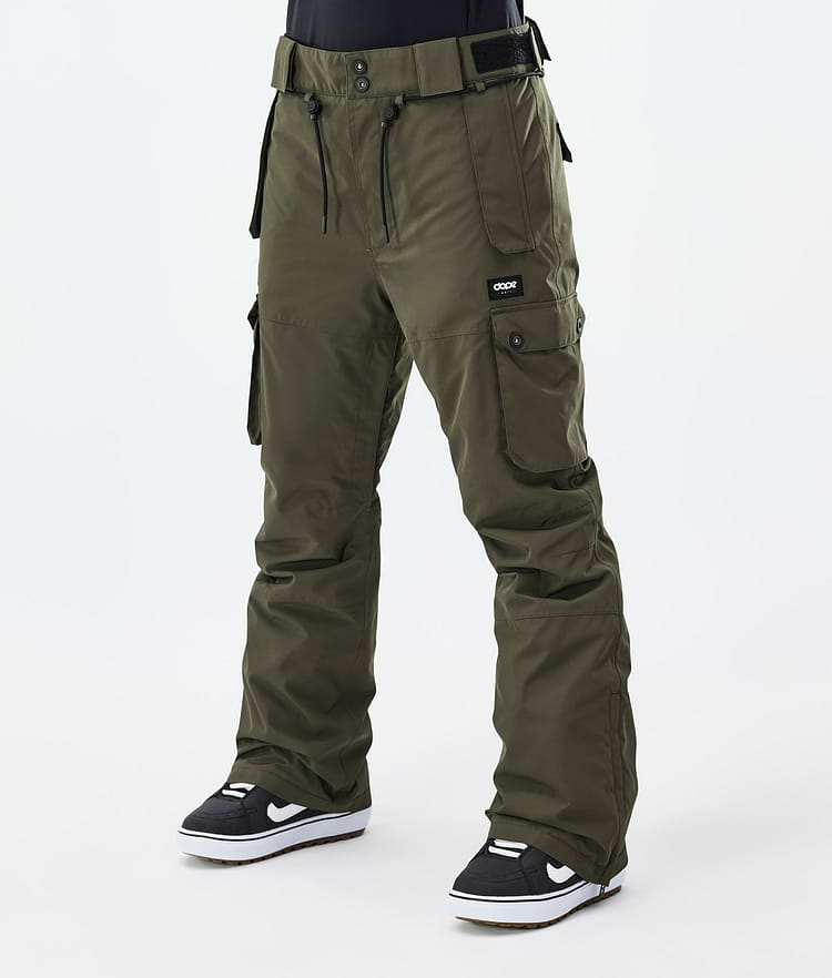 Dope Iconic W Snowboardhose Damen Olive Green Renewed, Bild 1 von 7