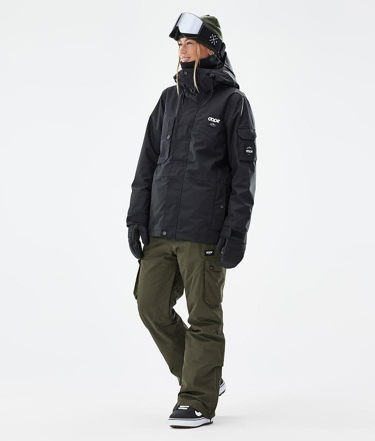 Dope Iconic W Snowboardhose Damen Olive Green Renewed, Bild 2 von 7