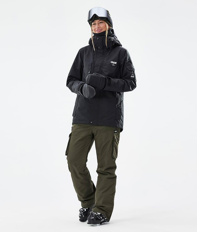 Dope Iconic W Skihose Damen Olive Green