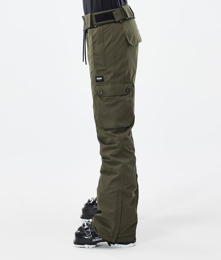 Dope Iconic W Skihose Damen Olive Green