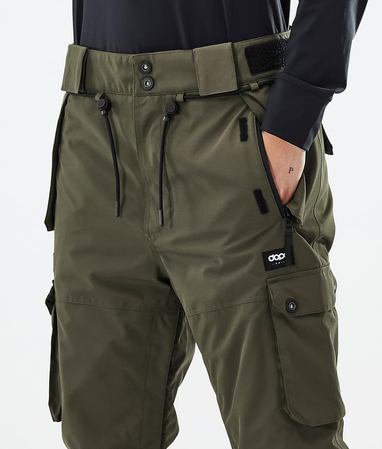 Dope Iconic W Snowboardhose Damen Olive Green Renewed, Bild 5 von 7