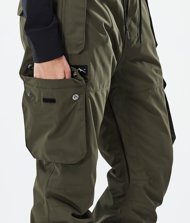 Dope Iconic W Skihose Damen Olive Green