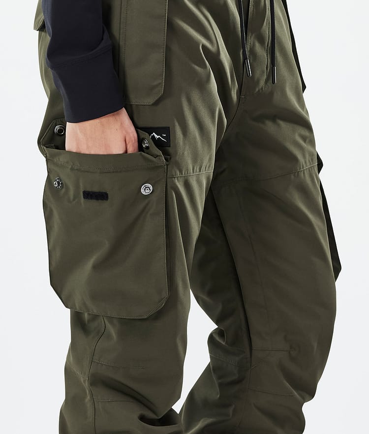 Dope Iconic W Snowboardhose Damen Olive Green Renewed, Bild 6 von 7