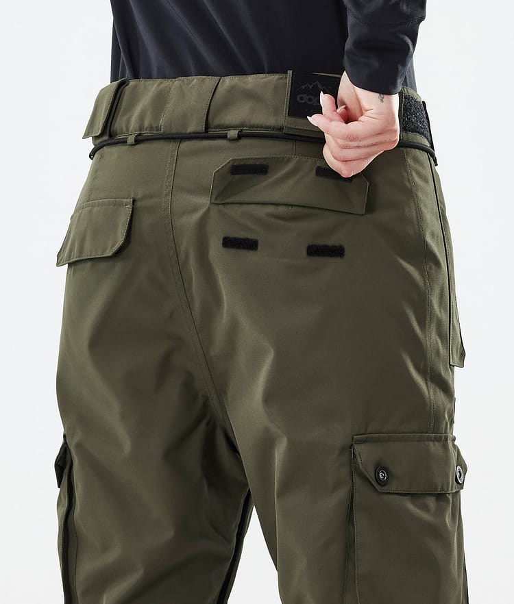 Dope Iconic W Snowboardhose Damen Olive Green Renewed, Bild 7 von 7
