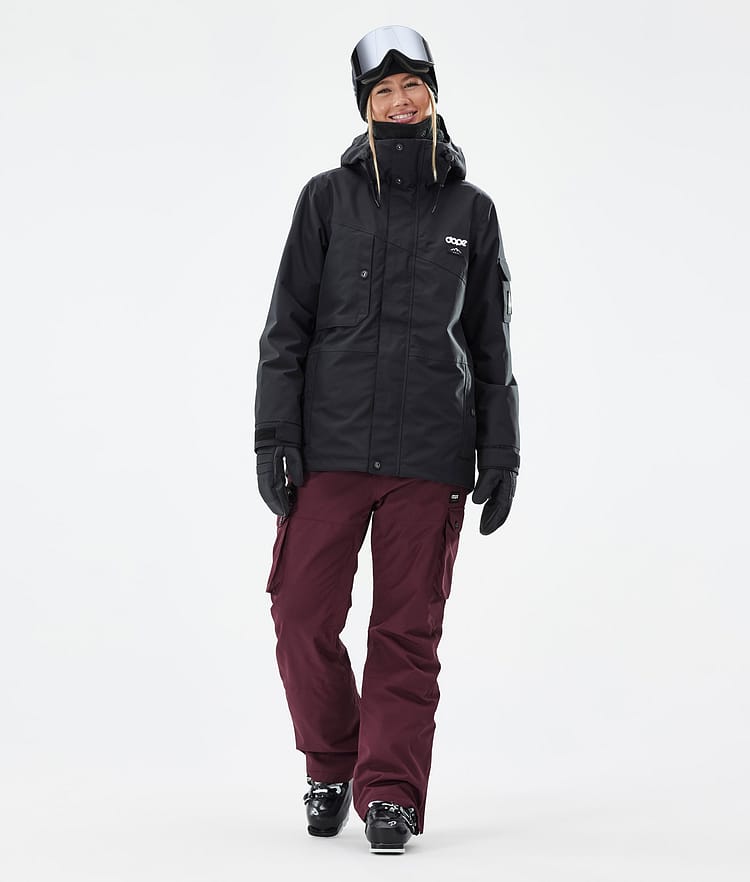 Dope Iconic W Skihose Damen Don Burgundy, Bild 2 von 7