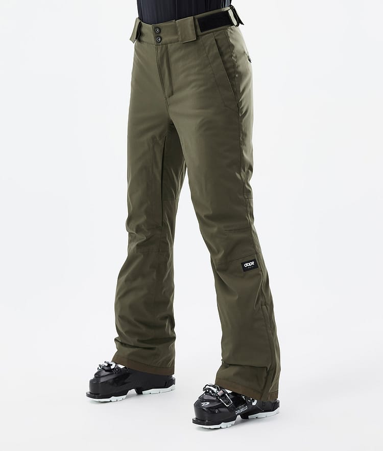 Dope Con W 2022 Skihose Damen Olive Green