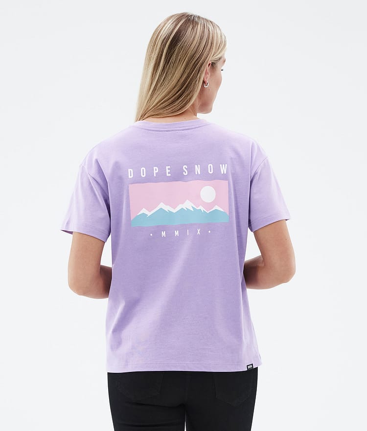 Dope Standard W 2022 T-Shirt Damen Range Faded Violet