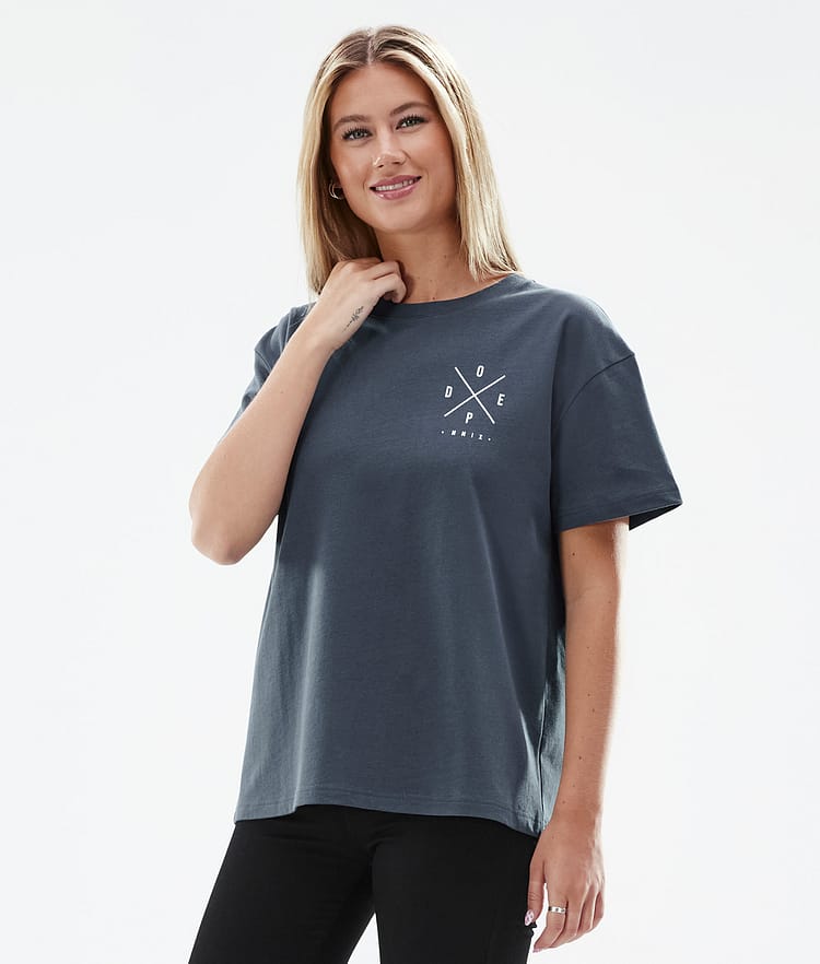 Dope Standard W 2022 T-Shirt Damen 2X-Up Metal Blue