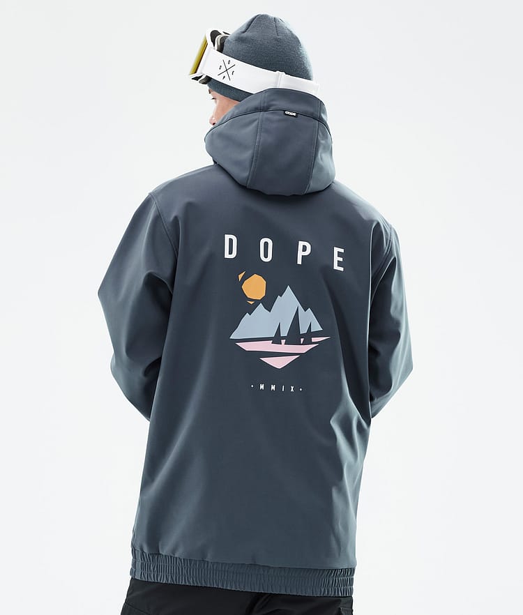 Dope Yeti 2022 Snowboardjacke Herren Pine Metal Blue