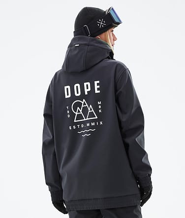 Dope Yeti W 2022 Snowboardjacke Summit Black